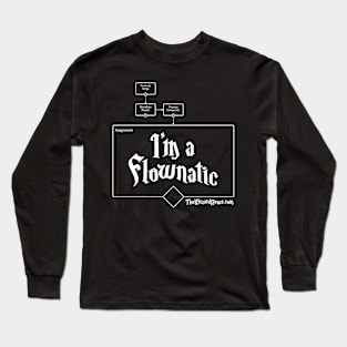 I'm a Flownatic - White Text Long Sleeve T-Shirt